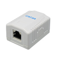 Ver informacion sobre Caixa de superfície BLINDADA RJ45 Cat.6A, 1 sortida