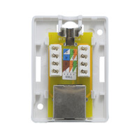 SHIELDED surface box RJ45 Cat.6A, 1 output