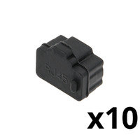 Ver informacion sobre Tapón Protector de Silicona para Clavija RJ45 - Color Negro - Blíster de 10 Unidades