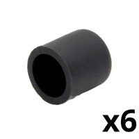Ver informacion sobre Silicone Protector Plug for Female RCA - Black Color - Pack of 9 Units