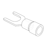 Ver informacion sobre terminal aislado horquilla Ø5.3mm 9A [100 unidades]