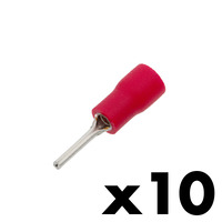 Ver informacion sobre round end insulated terminal Ø1.9mm L:10mm 19A [10 units]