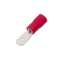 Ver informacion sobre insulated terminal FASTON male Width:4.75mm Thickness:0.8mm 10A [100 units]