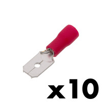 insulated terminal FASTON male Width:6.35mm Thickness:0.8mm 10A [10 units]