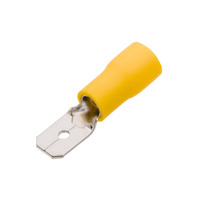 Ver informacion sobre insulated terminal FASTON male Width:6.45mm Thickness:0.8mm 24A [100 units]