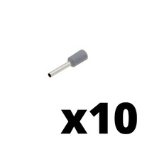 Ver informacion sobre Puntera aislada para cable de 0.75mm² [Gris][AWG 20][10u. Blíster Colgar]