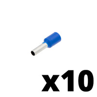 Ver informacion sobre Puntera aislada para cable de 2.50mm² [Azul][AWG 14][10u. Blíster Colgar]