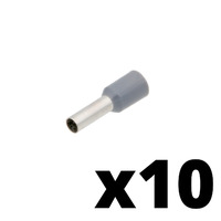 Ver informacion sobre Puntera aislada para cable de 4.00mm² L9 [Gris][AWG 12][10u. Blíster Colgar]