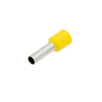 Ver informacion sobre Puntera aislada para cable de 6.00mm² [Amarillo][AWG 10][100u. Bulk]