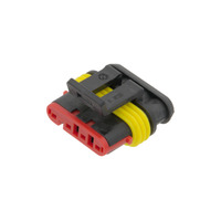 Ver informacion sobre connector SUPERSEAL hembra 4 contacto, Blister 10u.