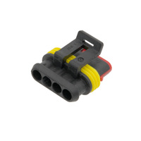 connector SUPERSEAL hembra 4 contacto, Blister 10u.