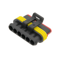 connector SUPERSEAL hembra 6 contacto, Blister 10u.