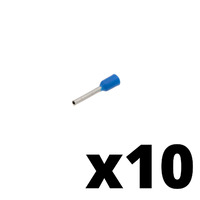Ver informacion sobre Puntera aislada para cable de 0.25mm² [Azul][AWG 26][10u. Blíster Colgar]