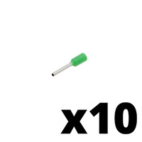 Ver informacion sobre Puntera aislada para cable de 0.34mm² [Verde][AWG 24][10u. Blíster Colgar]