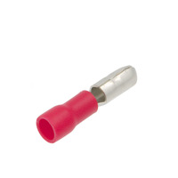 Terminal Bullet Aislado macho Ø3mm 9A [0.5-1.5mm²][10u. Blister Colgar]