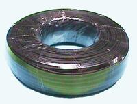 100M., CABLE PLA TELEFÒNIC 28AWG, 6 VIAS, COLOR NEGRE