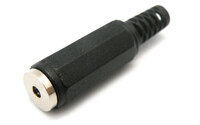 2.5mm MONO JACK W/CABLE PROTECTOR