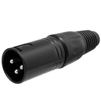 Ver informacion sobre Mâle  Microphone 3P, de NIKEL  Noir