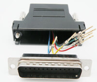 ADAPTOR,  DB25 FEMALE TO RJ12 FEMALE 6C.