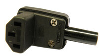 IEC C13 (Hembra) conector acodado 