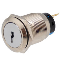 SPDT lock switch, 19mm