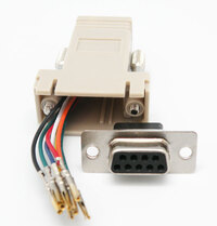 ADAPTADOR, DB9 HEMBRA A RJ45 HEMBRA 8C.