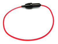 PORTAFUSIBLES DE 5.2x20mm,CON CABLE DE 30cm