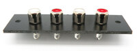 4P RCA PHONO JACK (RED & WHITE)