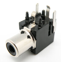 RIGHT ANGLE CHASSIS PHONO JACK