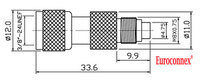 FME FEMELLA - MINI UHF MASCLE