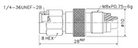 FME FEMALE (ROTATING NIPPLE) TO SMA MALE