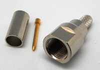 Ver informacion sobre RG-58, FME MALE (ROTATING NIPPLE) CRIMP TYPE (1P/BAG)