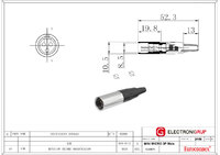 3P MINI MIC MALE CONNECTOR