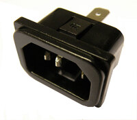 Ver informacion sobre BASE CHASIS C14 MACHO, 250V/10A