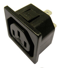 Ver informacion sobre BASE CHASIS C14 HEMBRA, 250V/10A
