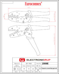 CRIMPING TOOL FOR RG-58,59,62 AND 174