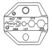 HERRAMIENTA PROFESIONAL PARA CRIMPAR RG-58,59,62,174,F.O.