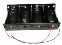 Battery holder 4xR20, Cable