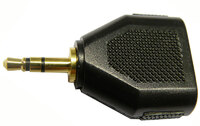Ver informacion sobre 3.5mm STEREO PLUG - 2x 3.5mm STEREO JACK, GOLD PLATED