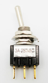 3P TOGGLE SWITCH (SPDT) ON-ON, 120V. 5A (250V. 2A)