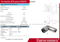 RG-213, 90º N Mascle Soldar, PTFE