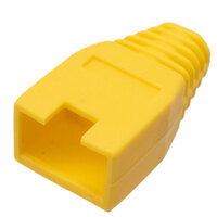 RJ-45, YELLOW PVC COVER