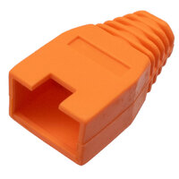 RJ-45, ORANGE PVC COVER