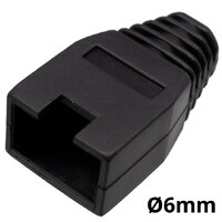 Ver informacion sobre  Capuchón protector para conector RJ45 para cable de Ø6mm, Negro