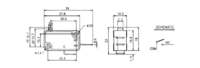 MICRO-INTERRUPTOR (SPST)(UL)110gf ON-OFF, 250V5A