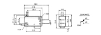 MICRO-INTERRUPTOR (SPDT)(UL)110gf  ON-ON, 250V 5A