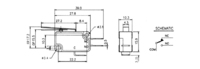 MICRO-Interrupteur (SPDT)(UL)70gf ON-ON, 250V5A