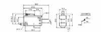 MICRO-INTERRUPTOR (SPDT) (UL)160gf ON-ON, 250V 5A