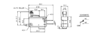 MICRO-Interrupteur (SPDT)(UL) 160gf ON-ON, 250V 5A