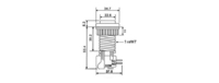 PULSADOR-INTERRUPTOR (SPDT) ON-ON 250V 5A, COLOR AMARILLO